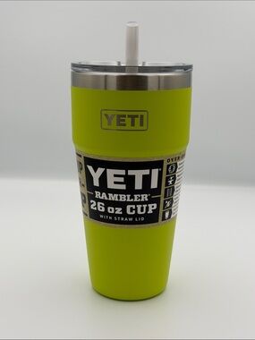 Yeti Rambler 26oz Chartreuse NWT